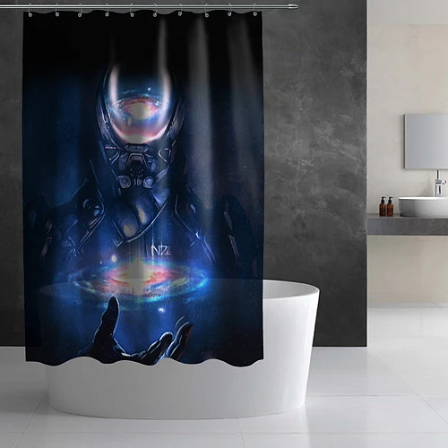 Шторка для ванной Mass Effect: Andromeda 3 / 3D-принт – фото 2