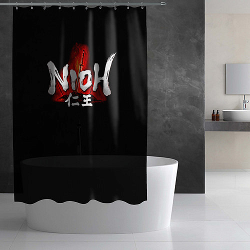 Шторка для ванной Nioh / 3D-принт – фото 2