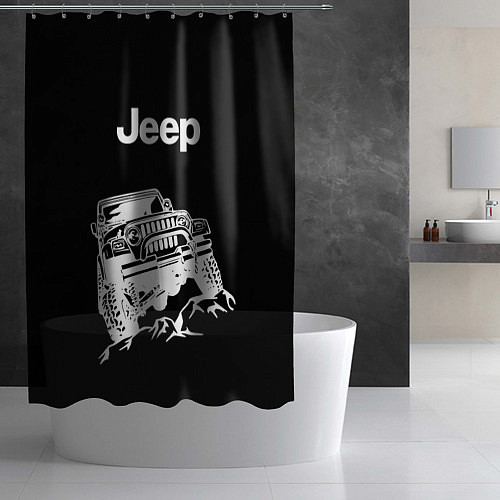 Шторка для ванной Jeep / 3D-принт – фото 2