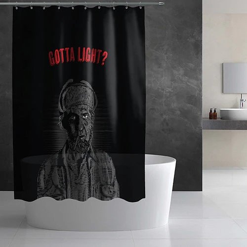 Шторка для ванной Gotta light? / 3D-принт – фото 2