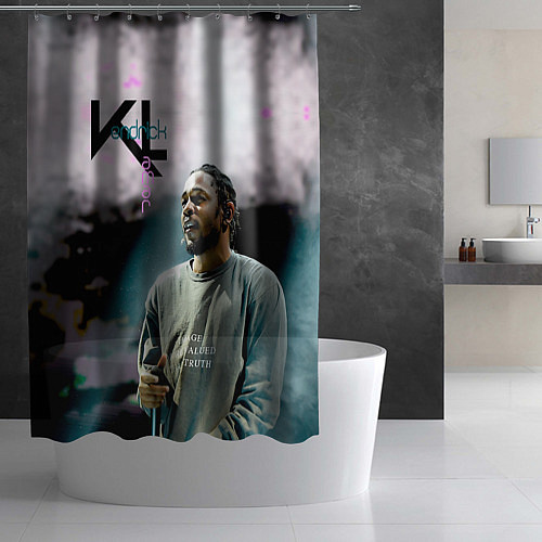 Шторка для ванной KL: Kendrick Lamar / 3D-принт – фото 2