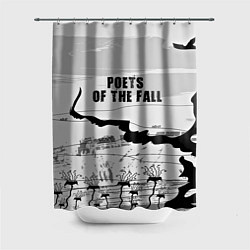 Шторка для душа Poets of the Fall, цвет: 3D-принт