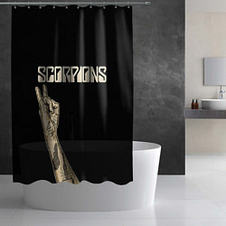 Шторка для душа Scorpions Rock, цвет: 3D-принт — фото 2