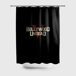 Шторка для душа Hollywood Undead V, цвет: 3D-принт