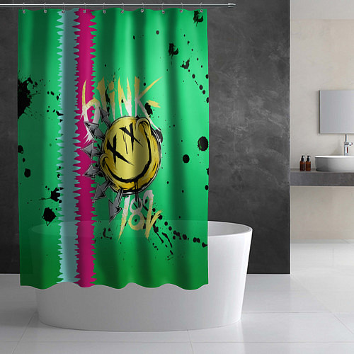 Шторка для ванной Blink 182 / 3D-принт – фото 2