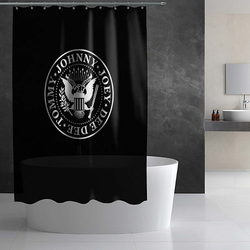 Шторка для ванной The Ramones / 3D-принт – фото 2