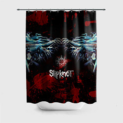 Шторка для душа Slipknot руки зомби, цвет: 3D-принт