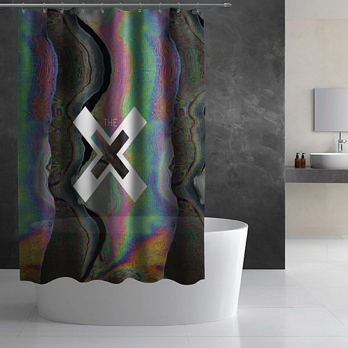 Шторка для ванной The XX: Neon Colour / 3D-принт – фото 2