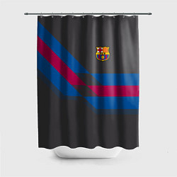 Шторка для душа Barcelona FC: Dark style, цвет: 3D-принт