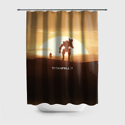 Шторка для душа Titanfall 2: Sunrise, цвет: 3D-принт
