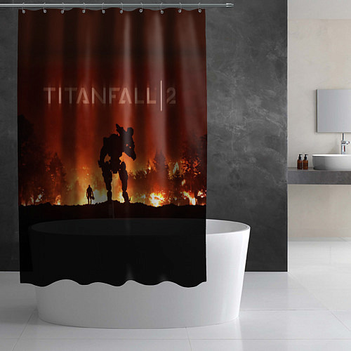 Шторка для ванной Titanfall / 3D-принт – фото 2