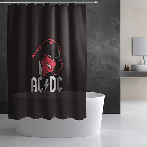 Шторка для ванной AC/DC Devil / 3D-принт – фото 2