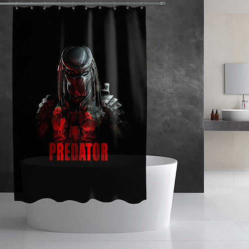 Шторка для ванной Iron Predator / 3D-принт – фото 2