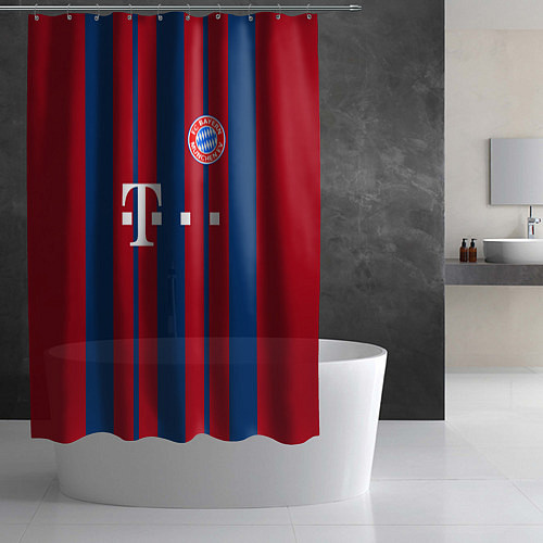 Шторка для ванной Bayern FC: Original 2018 / 3D-принт – фото 2