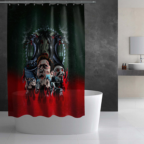 Шторка для ванной Jigsaw: The Fear / 3D-принт – фото 2