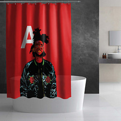 Шторка для душа The Weeknd: Able, цвет: 3D-принт — фото 2