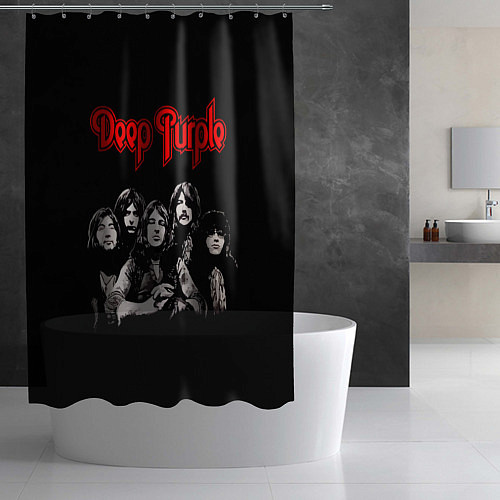 Шторка для ванной Deep Purple / 3D-принт – фото 2