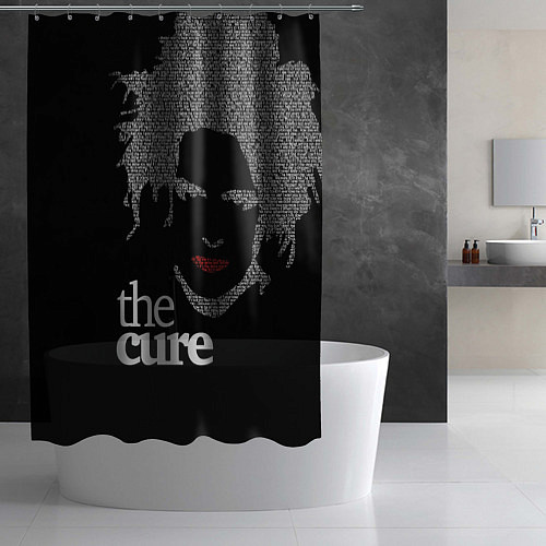 Шторка для ванной The Cure / 3D-принт – фото 2
