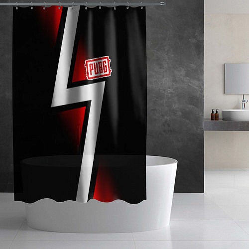 Шторка для ванной PUBG: Flash Killer / 3D-принт – фото 2