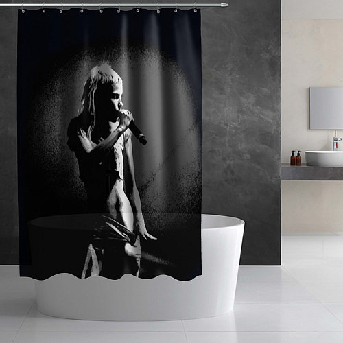 Шторка для ванной Йоланди Фиссер / 3D-принт – фото 2