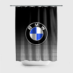 Шторка для душа BMW 2018 Black and White IV, цвет: 3D-принт