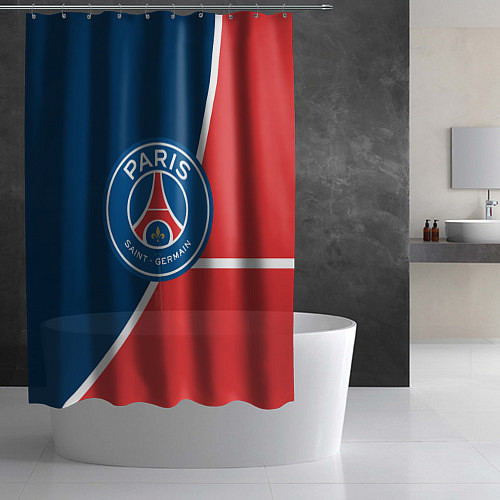 Шторка для ванной FC PSG: France / 3D-принт – фото 2