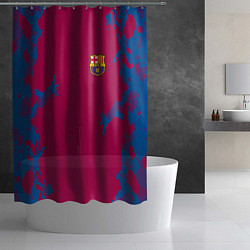 Шторка для душа FC Barcelona: Purple Original, цвет: 3D-принт — фото 2