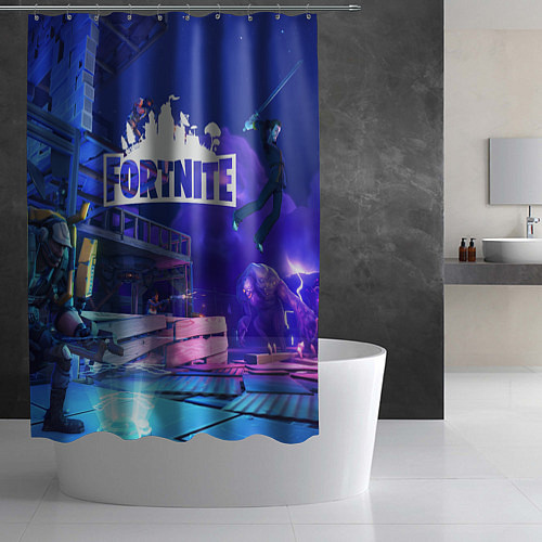 Шторка для ванной Fortnite Studio / 3D-принт – фото 2