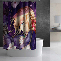 Шторка для душа Violet Evergarden, цвет: 3D-принт — фото 2