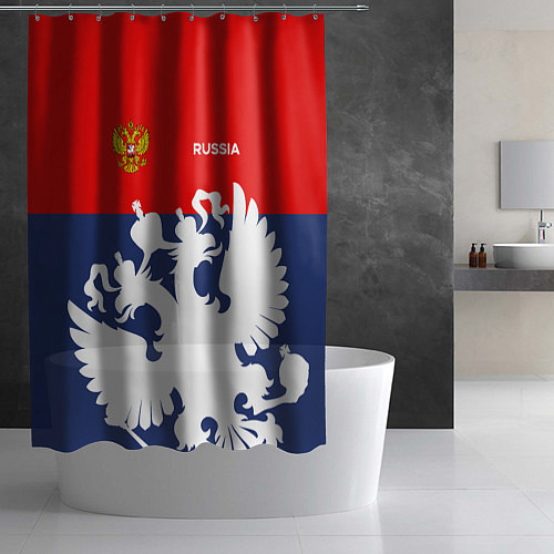 Шторка для ванной Russian Style / 3D-принт – фото 2
