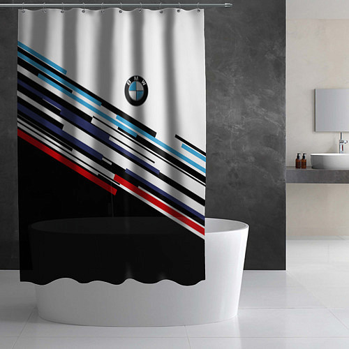 Шторка для ванной BMW BRAND COLOR БМВ / 3D-принт – фото 2