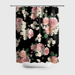 Шторка для душа Floral Pattern, цвет: 3D-принт