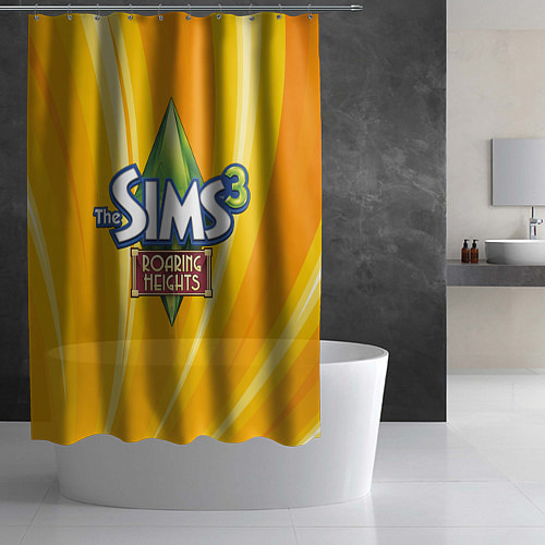 Шторка для ванной The Sims: Roaring Heights / 3D-принт – фото 2