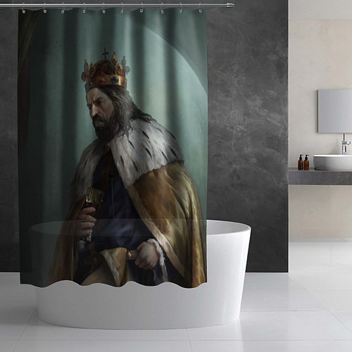 Шторка для ванной Kingdom Come: Deliverance / 3D-принт – фото 2