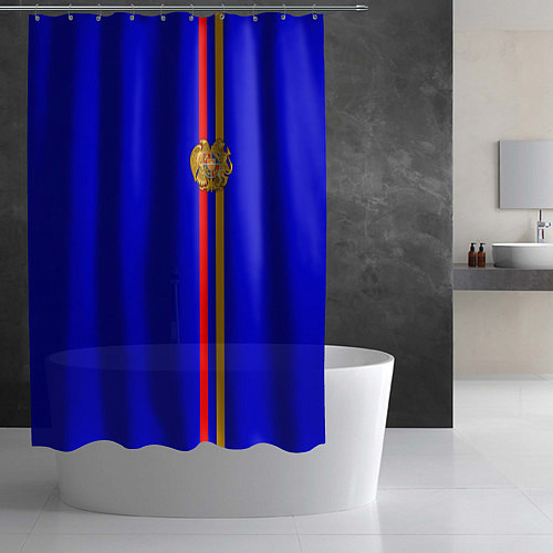 Шторка для ванной Армения / 3D-принт – фото 2