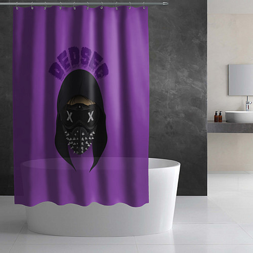 Шторка для ванной Watch Dogs: DedSec / 3D-принт – фото 2