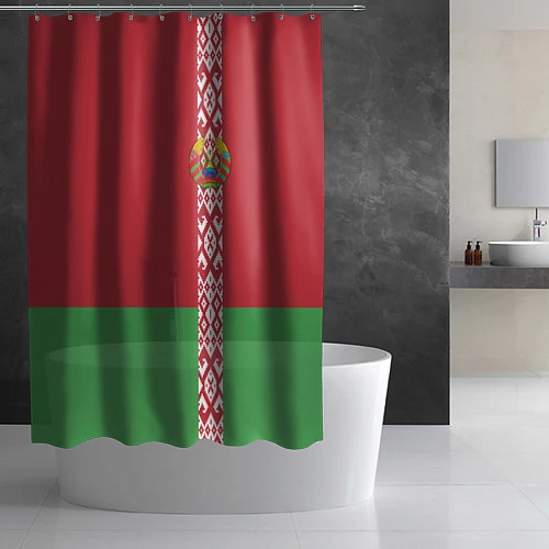 Шторка для ванной Беларусь / 3D-принт – фото 2