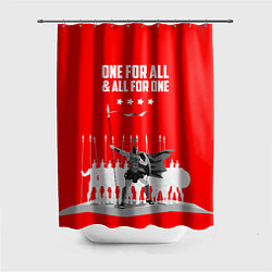 Шторка для ванной One for all & all for one