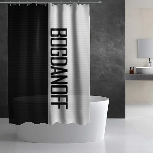 Шторка для ванной BOGDANOFF / 3D-принт – фото 2