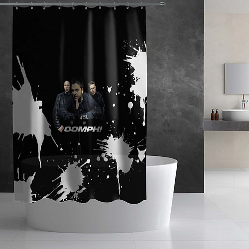 Шторка для ванной Группа OOMPH! / 3D-принт – фото 2