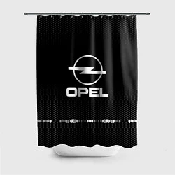 Шторка для душа Opel: Black Abstract, цвет: 3D-принт
