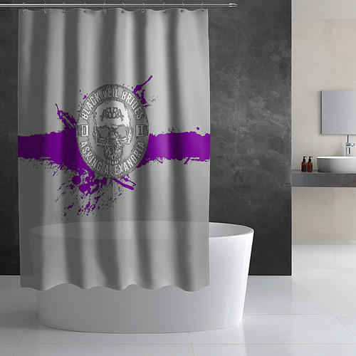 Шторка для ванной Asking Alexandria: Black Veil Brides / 3D-принт – фото 2