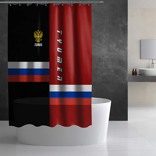 Шторка для ванной Tyumen, Russia / 3D-принт – фото 2