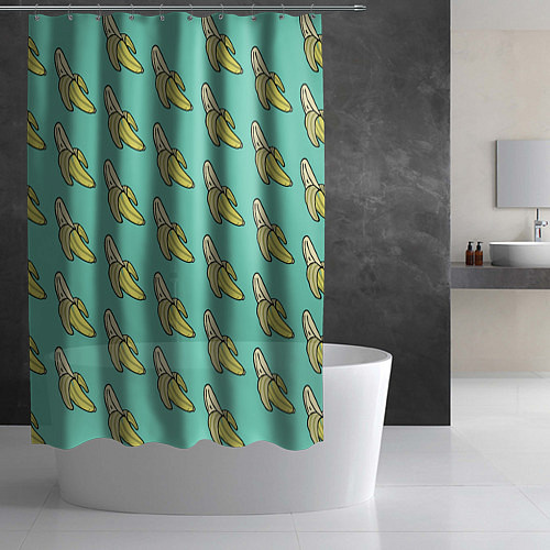 Шторка для ванной Любитель бананов / 3D-принт – фото 2