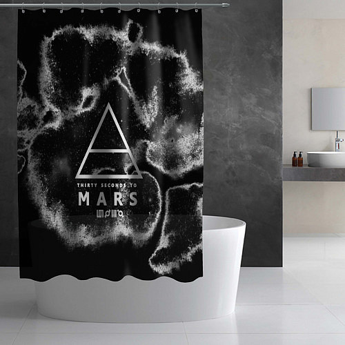 Шторка для ванной 30 STM: Dark Wave / 3D-принт – фото 2