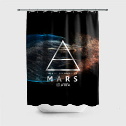 Шторка для душа 30 Seconds to Mars, цвет: 3D-принт