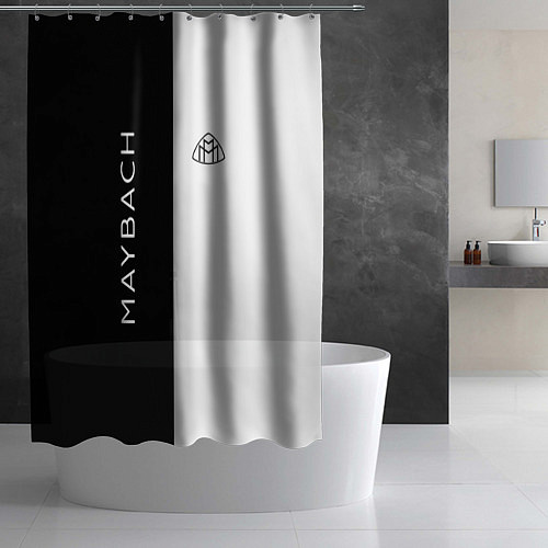 Шторка для ванной Maybach: B&W / 3D-принт – фото 2