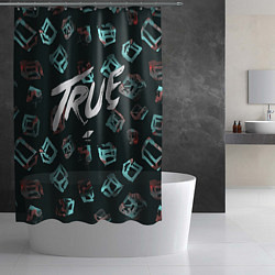 Шторка для душа Avicii: True, цвет: 3D-принт — фото 2