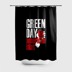 Шторка для душа Green Day: American Idiot, цвет: 3D-принт