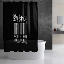 Шторка для душа Slipknot: People Shit, цвет: 3D-принт — фото 2